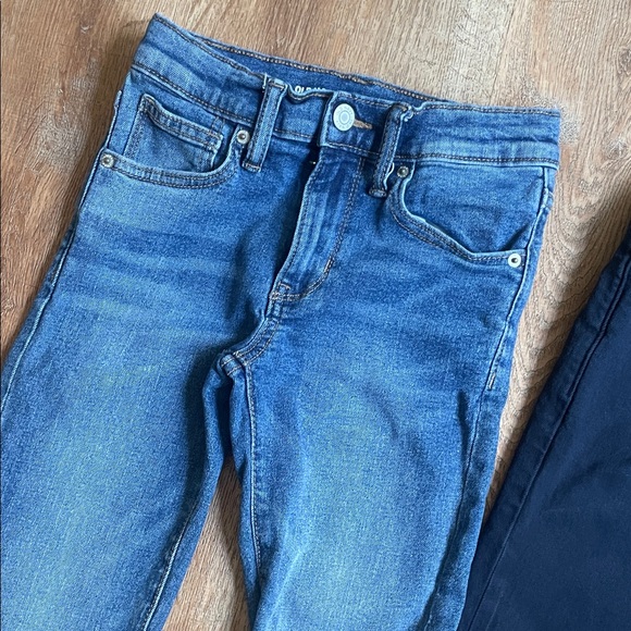 Set of 2 Old Navy Black & Blue Denim Skinny Kids’ Jeans | Size 8 - Picture 8 of 11